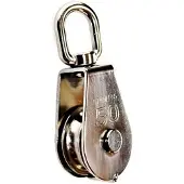 Goldenship Swivel Eye Pulley Single Sheave Zilver 10 mm