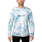 Graff Upf50 961 Cl-3/2 Uv Long Sleeve T-shirt Blauw XL Man