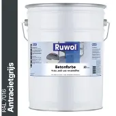 Ruwol Betonverf Antracietgrijs (RAL 7016) 20 liter