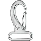PLASTIMO Strap Carabiner 30 Mm Zilver 60 x 8 mm