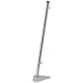Talamex Flag Pole With Base Zilver 50 cm