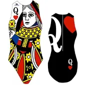Turbo Queen Of Hearts Swimsuit Veelkleurig 4XL Vrouw