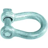 Talamex Bow Shackle 25 Units Zilver 10 mm