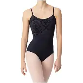 Intermezzo Manilastrap Sleeveless Leotard Zwart 2XL Vrouw