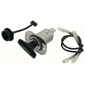 Euromarine Stainless Steel Cigarettes Igniter Zilver