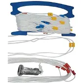 PLASTIMO Hand Lead Rope 50 M Transparant