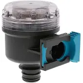 Jabsco 6-7gpm 40 Mesh 90º Filter Transparant