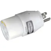 Hubbell Straight Adapter Female To Male 30a 15a 125v Transparant