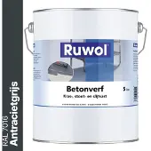 Ruwol Betonverf Antracietgrijs (RAL 7016) 5 liter