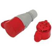 TAREL inbouwstopcontact 16A/400V, 3-polig + aarding, met IP44 beschermingsgraad