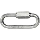 Peguet Galvanised Joining Link Shackle 10 Units Zilver 5 mm