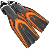 Seac Sub Style Sling Strap Diving Fins Oranje EU 45-47