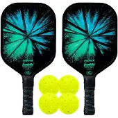 Franklin Pickleball Paddle And Ball Set Geel