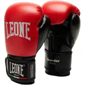 Leone1947 Thunder Artificial Leather Boxing Gloves Rood 8 oz