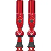 Muc-Off Big Bore - Tubeless Ventiel - Schräder - 35mm - Rood - Kernloos ontwerp - Maximale luchtstroom
