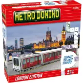 Tactic Metro Domino: London Edition – Bordspel – Luxe Uitvoering – Strategisch Dominospel met Stations en Metrofiches – Vanaf 10 Jaar – 2 tot 4 Spelers