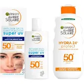 Garnier Ambre Solaire Face and Body SPF50 Bundle