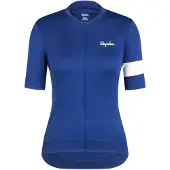 Rapha Core Jersey met korte mouwen voor dames Blauw/Wit