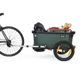 Burley Hopper fietsaanhanger, groen. Maximaal draaggewicht: 35 kg. Geschikt voor jongens, groen. Maximaal draaggewicht: 35 kg