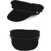 Partyxplosion Heinrich pet met ketting (zwart)
