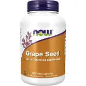 Now - Gestandaardiseerd Druivenpitextract, 100 mg - 200 Veganistische Capsules