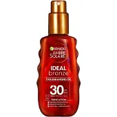 Garnier Ambre Solaire Ideal Bronze Beschermende Olie SPF30 Zonnebrandspray 150 ml