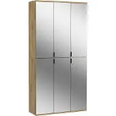 Xonox Kledingkast Projekt X Emob - Artisan Oak - 91x193x34 Cm - Spiegeldeuren