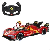 Rastar 1:14 Ferrari 499p Remote Control Car Zilver