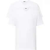 Schiesser T-shirt met geribde V-hals in Set van 2