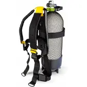 Best Divers Tank Backpack With Shoulder Straps Harness System With Backplate Zwart