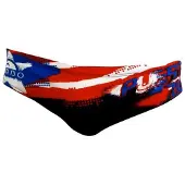 Turbo Puerto Rico Swimming Brief Zwart 12-24 Months Jongen