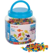 Miniland Pegs Educational Toy 10 Mm 2600 Units Veelkleurig Kinderen