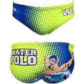 Turbo New Wp Swimming Brief Groen,Blauw 4 Years Jongen