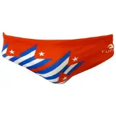 Turbo Cuba Estrellas Swimming Brief Rood 12-24 Months Jongen