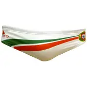 Turbo Portugal Swimming Brief Wit 12-24 Months Jongen