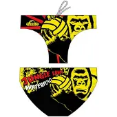Turbo Jungle Laws Gorilla Swimming Brief Zwart 3-4 Years Jongen