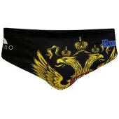Turbo Swimming Brief Zwart 7-8 Years Jongen