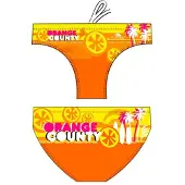 Turbo Orange Country Swimming Brief Geel,Oranje 7-8 Years Jongen