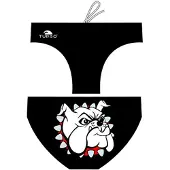 Turbo Bulldog Swimming Brief Zwart 3-4 Years Jongen