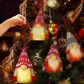 FLOOQ - Kerstversiering - Kerstdecoratie voor binnen - Kerstboomversiering - Gnomes - Kabouters - Kerstverlichting - Opa & oma