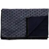 Tresanti DIODORO Viscose scarf with III-braided look Dark blue (TRSCIE215 - 802)