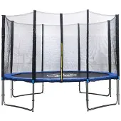 Sport One Trampoline 400 Cm Zilver Kinderen