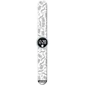 Watchitude Slap Watch Gummies Colorable Clock Zilver