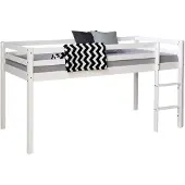 Homestyle4u Hoogslaper - 90x200 cm - Wit