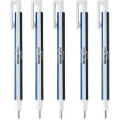 Tombow MONO Zero Gumstift – Ronde Punt – Navulbaar – 5 Stuks – Precisie Gum voor Tekeningen & Detailcorrecties