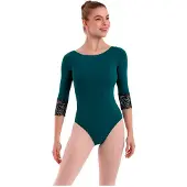 Intermezzo Christina 3/4 Sleeve Leotard Groen XL Vrouw