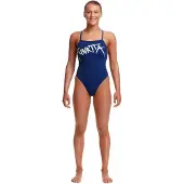 Funkita Strapped In Swimsuit Blauw AUS 12 Vrouw