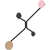 Gazzda Hook coat rack inner corners wandkapstok pink
