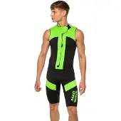 Mad Wave Swmrn Hybrid Dsss Sls Sleeveless Neoprene Wetsuit Groen M Man