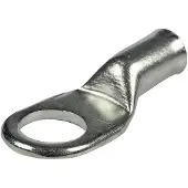 Seachoice Round Terminal 25 Units Zilver 6.35 mm